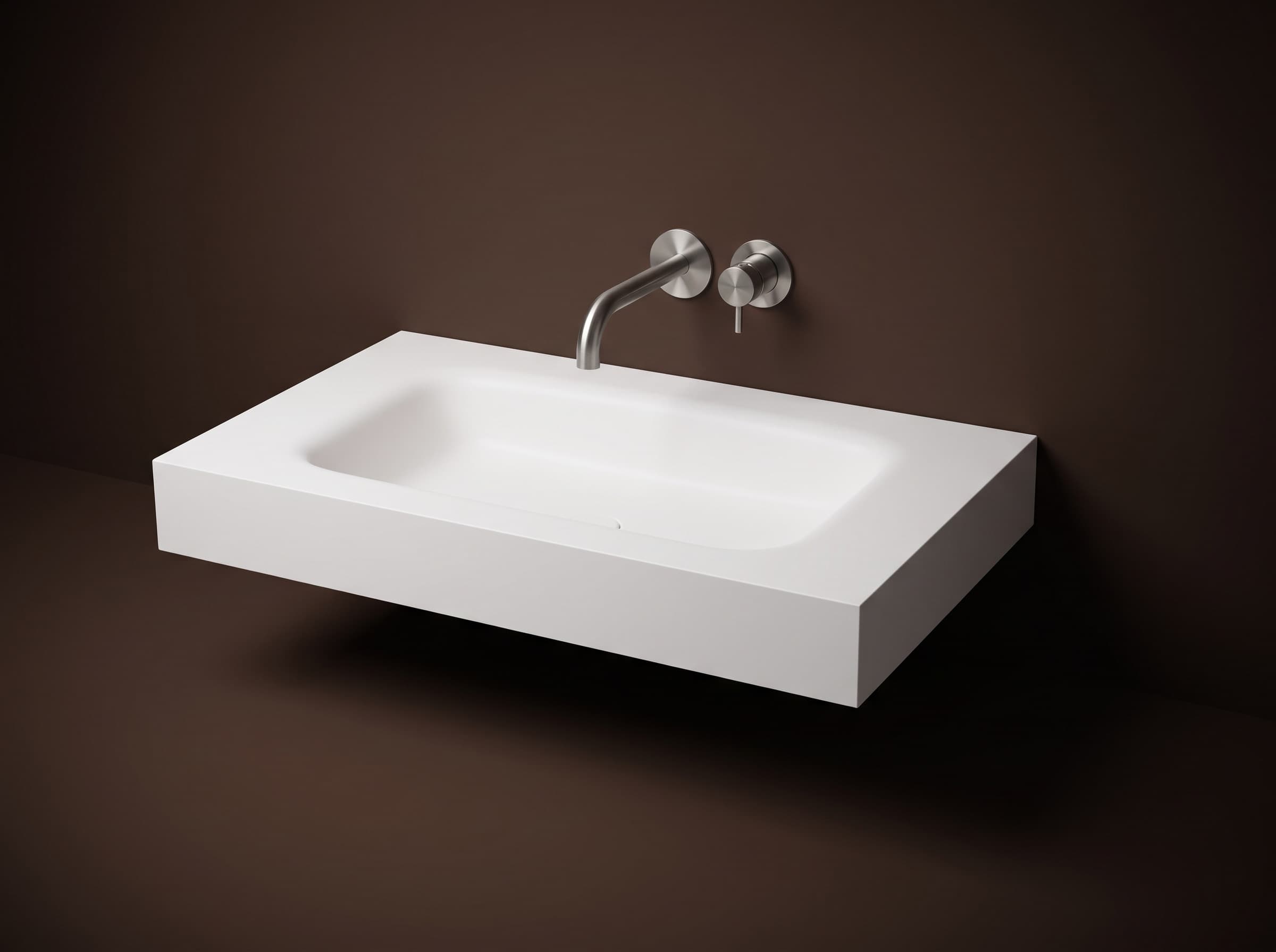 Vasque Bach Augmenté en solid surface